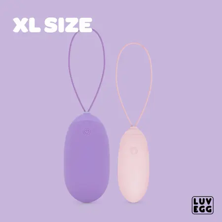 Easytoys Luv Egg XL Purple - Remote-Controlled Silicone Intimate Device