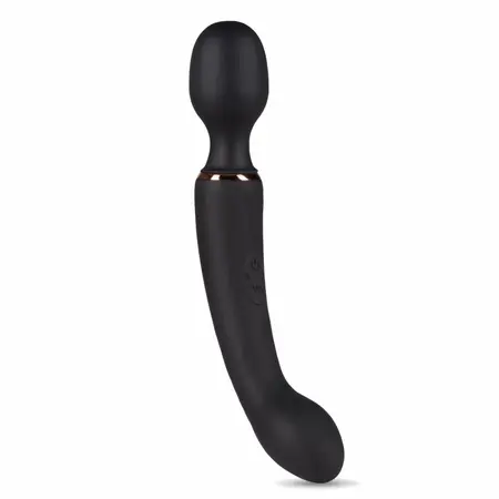 Lush Gia Dual Motor Vibrator Black Silicone with Flexible Design
