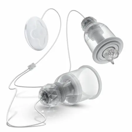 Blush Temptasia Titillator Rotating & Vibrating Nipple Care Set USB