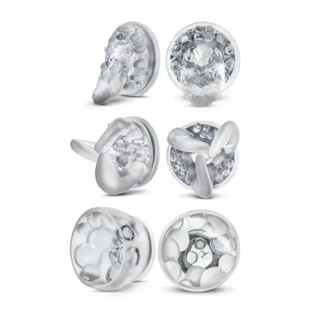 Blush Temptasia Titillator Rotating & Vibrating Nipple Care Set USB