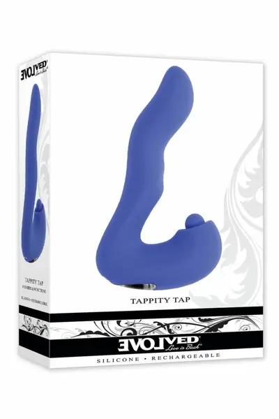 EVOLVED TAPPITY TAP Intimate Machine with Triple Motor System, Purple
