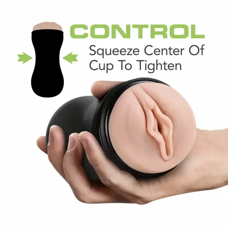 Blush M for Men Soft & Wet Intimate Cup Self-Lubricating, 18.4 cm Large