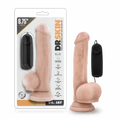 Dr. Skin Dr. Jay Intimate Device with Suction Base 22cm Vanilla