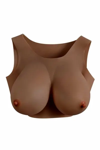 GENDER X UNDERGARMENTS Plate E-Cup Dark Silicone Wearable Vest