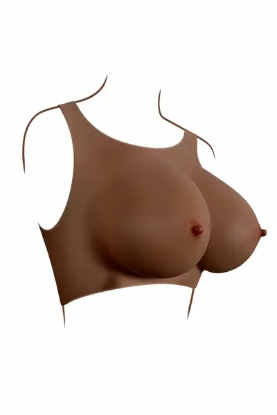 GENDER X UNDERGARMENTS Plate E-Cup Dark Silicone Wearable Vest