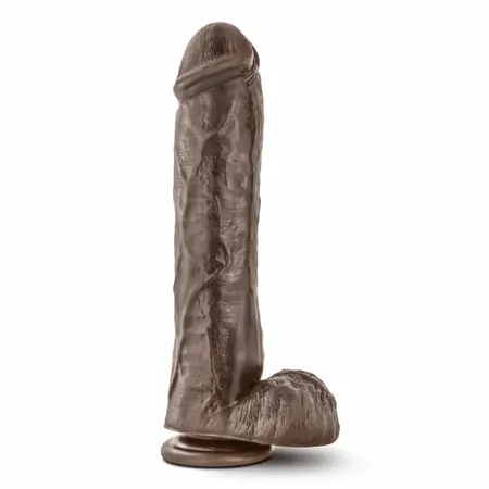 Dr. Skin Mr. Savage Intimate Device with Suction Base 29 cm Chocolate