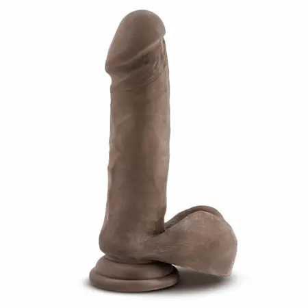 Blush Dr. Skin Mr. Magic 9” Intimate Machine with Suction Base - Chocolate