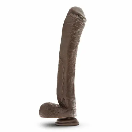 Dr. Skin Mr. Ed XL 33 cm Chocolate Anatomical Model With Suction Base