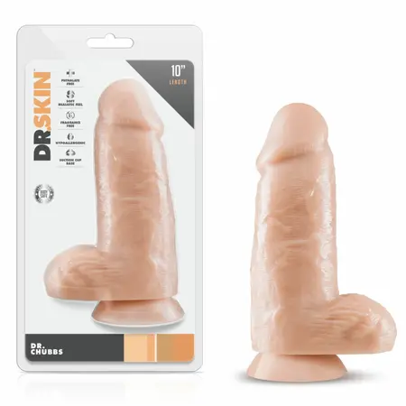 Blush Dr. Skin Dr. Chubbs Vanilla Intimate Model with Suction Cup 25 cm