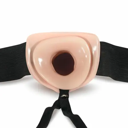 Blush Dr. Skin Hollow System Strap-On Adjustable Harness 19cm Beige