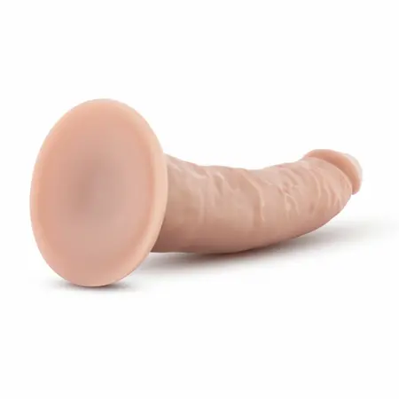 Dr. Skin анатомично PVC дилдо с вендуза, ванилия, 17,8 см