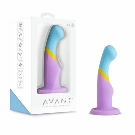 Blush Avant D14 Heart of Gold Silicone Model with Suction Base 18 cm