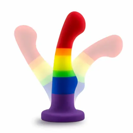 Blush Avant Freedom Silicone Model with Suction Cup, Multicolor, Medium