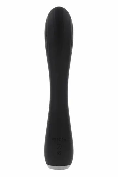 SELOPA MIDNIGHT MAGIC Rechargeable Silicone Intimate Device 20.1cm Black