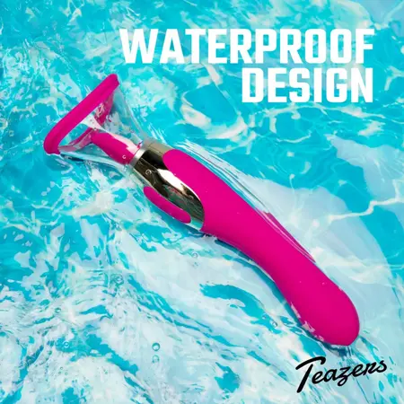 Teazers Pleasure Pump Pink - Multi-Function System with G-Spot Vibrator