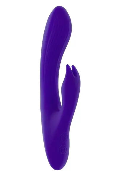 SELOPA Poseable Bunny Flexible Silicone Intimate Machine 21cm Purple