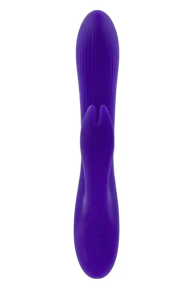 SELOPA Poseable Bunny Flexible Silicone Intimate Machine 21cm Purple
