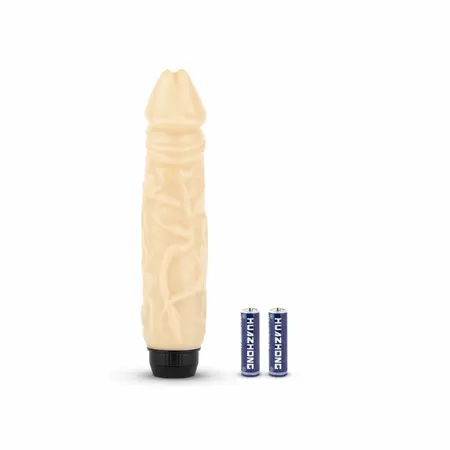 Jelly Supreme Flexible Model - Veined Intimate Machine, 21 cm, Clear