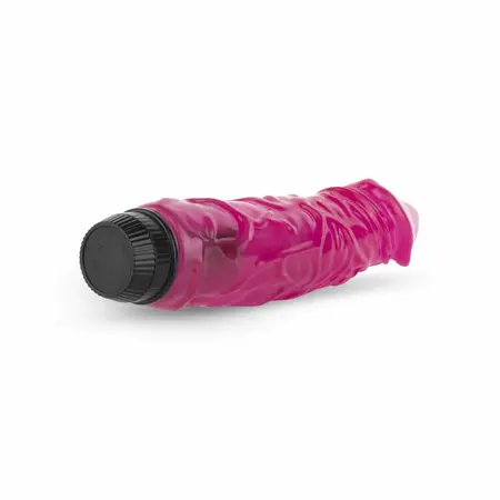 Dream Toys Jelly Supreme Pink Glitter Vibrating Intimate Device 22cm
