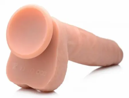 Nalone XL Vibrating & Thrusting Silicone Model with Suction Base - Black