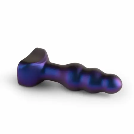 Hueman Space Invader Vibrating & Thrusting Silicone Plug - 4 Modes, Waterproof