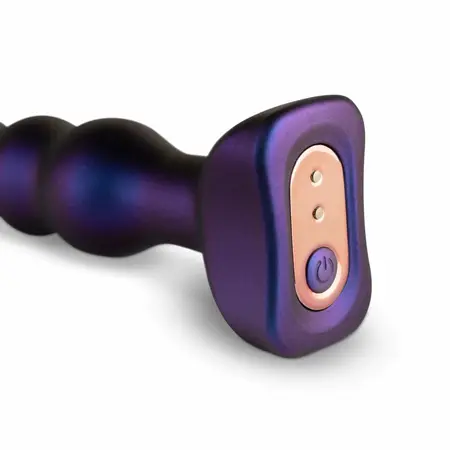 Hueman Space Invader Vibrating & Thrusting Silicone Plug - 4 Modes, Waterproof