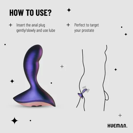 Hueman Intergalactic Silicone Wireless Anal Model with 10 Modes