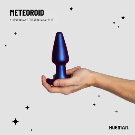 Meteoroid силиконов анален разширител с въртящи се топчета и дистанционно