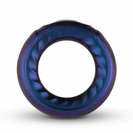 Hueman Saturn Vibrating Silicone Ring Intimate System - Rechargeable, Black