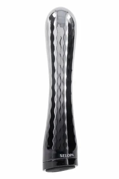 SELOPA SILVERADO Chrome Finish Rechargeable Intimate Device 17.8cm