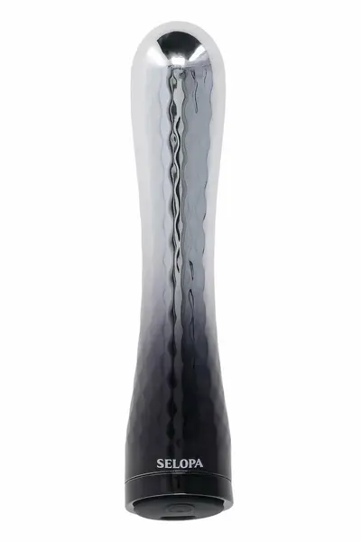 SELOPA SILVERADO Chrome Finish Rechargeable Intimate Device 17.8cm