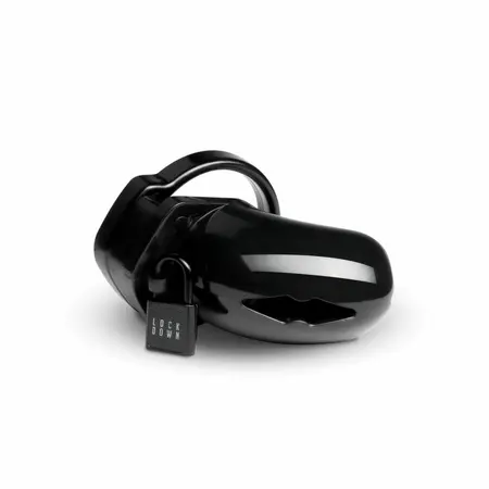 XR Brands Lockdown Secure Anatomic Cage Small with Multi-Size Rings
