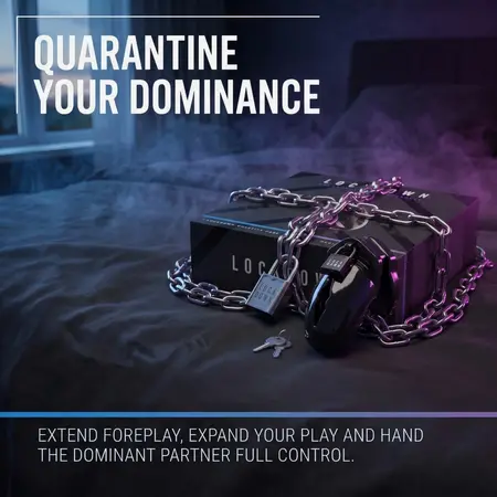 XR Brands Lockdown Secure Anatomic Cage Small with Multi-Size Rings