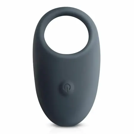 Boners Rechargeable Vibrating Silicone Partner Ring, 10 Modes, Blue