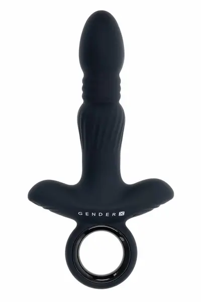 Gender X Slayer Thrusting Silicone Device, 20 cm, Waterproof, USB