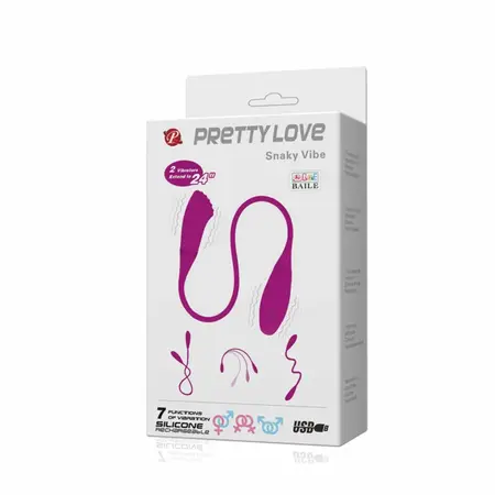 Pretty Love Snaky Vibe II Flexible Dual-Ended Vibrating System Purple