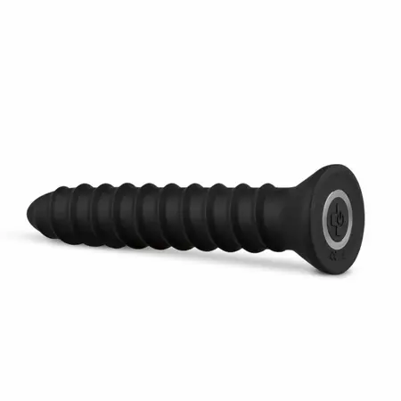 Screwed Plug Large by Dream Toys - Textured Anal Model, 10 Modes, USB