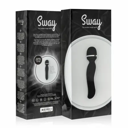 Sway Vibes No. 4 Black - Rechargeable Wand, 10 Modes, Ergonomic Design