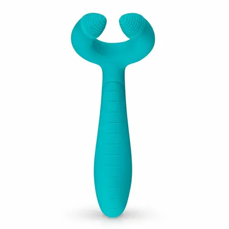 Noam Dual-Ended Rechargeable Intimate Device for Couples, Waterproof, Black