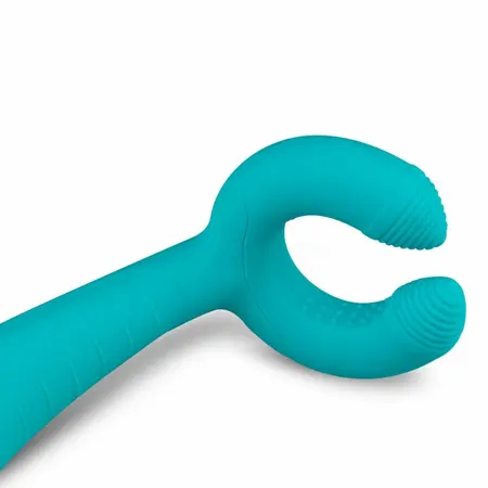 Noam Dual-Ended Rechargeable Intimate Device for Couples, Waterproof, Black