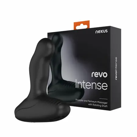 Nexus Revo Intense Rotating Massager Black Waterproof Silicone