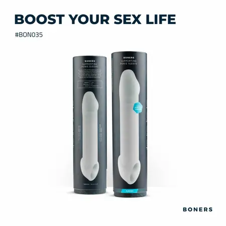 Boners Extension Sleeve Silicone Support Model Transparent 20 cm