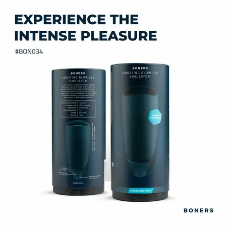 Boners Intimate Machine Vibrating Simulator 10 Modes Silicone Grey