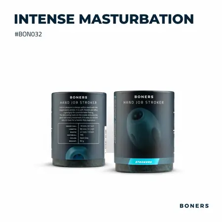 Boners Flexible Intimate Training Device with Textured Interior, Clear