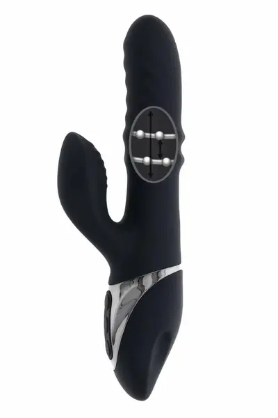EVOLVED RING IT HOME Dual-Loop Intimate Machine, 3 Motors, Silicone, 24cm
