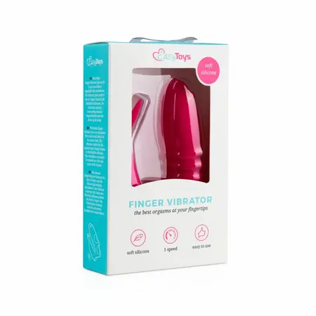 FeelzToys Anna Compact Pink Finger Device Silicone Flexible