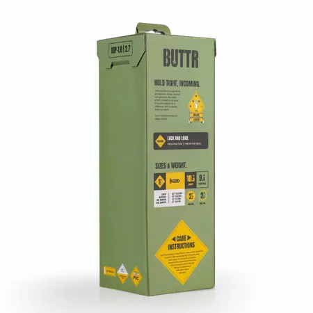BUTTR 10 Pounder XXL Anal Plug Advanced Model - Soft Silicone, Black