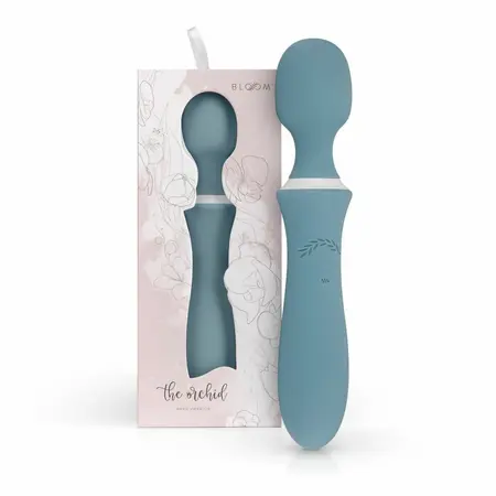Bloom The Orchid Wand - Rechargeable Massager, Swipe Control, Purple