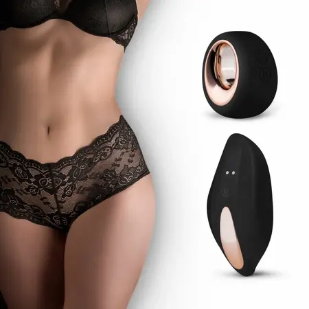 PantyRebel Vibrating BoyShort Intimate System Black Size M/L