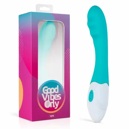 Tate Vibrator Model G-Spot Waterproof Rechargeable 10 Modes Purple